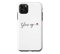 Typographie Manuscrite phosphorescente avec Un Cadeau en Forme de cœur Coque pour iPhone 11 Pro Max