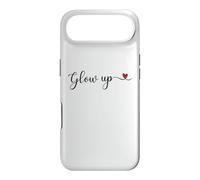 Typographie Manuscrite phosphorescente avec Un Cadeau en Forme de cœur Coque pour iPhone Air