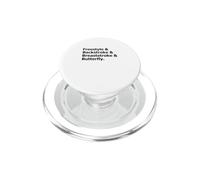 Typographie Quatre Coups de Natation pour Les nageurs PopSockets PopGrip pour MagSafe