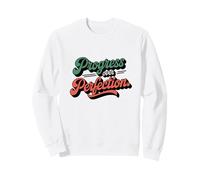 Typographie rétro Groovy, progrès sur la Perfection Sweatshirt