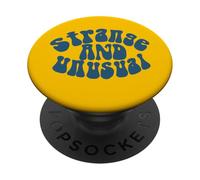 Typographie rétro Vintage étrange et inhabituelle PopSockets PopGrip Adhésif