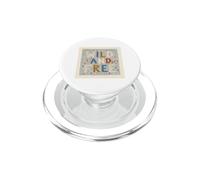 Typographie rétro Wild and Free Pastel Boho PopSockets PopGrip pour MagSafe