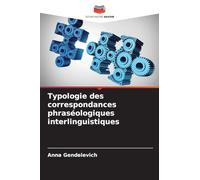 Typologie des correspondances phraséologiques interlinguistiques