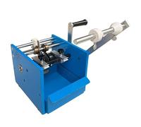 TYQMYSM Machine de formage manuelle de composants axiaux, résistance à manivelle/diodes cintreuse de plomb et coupeur pour formes droites, 40-60 K Pcs/H, longueur et portée du pied réglables