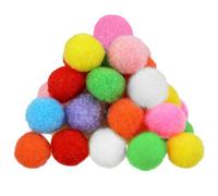 Tyqour 100 Pièces mini pompons loisirs créatifs 3cm Multicolores Craft Petit Pompon,Enfant DIY Artisanat Fabrication Créatif Décoration Pompoms pour Guirlandes,Franges,Pâques et d'artisanat