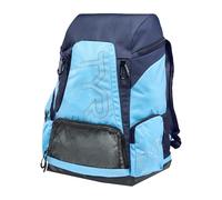 TYR Alliance Backpack, 45L Capacity, Wet and Dry Compartments, Team Colors