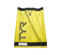 TYR Alliance Mesh Mummy Sac Filet Equipement Natation Adulte Unisexe, FL Yellow, 75 L