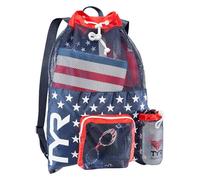 Sac à dos TYR Big Mesh Mummy 40L bleu rouge