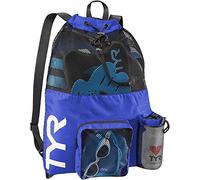 Sac à dos TYR Big Mesh Mummy 40L bleu foncé