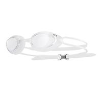 TYR Lunettes de natation Blackhawk Racing verres transparents blanc