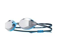 TYR Blackops 140 EV Racing Lunettes de natation avec miroir, coupe junior, argent/bleu/noir
