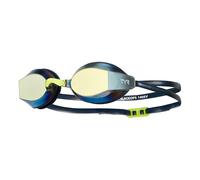 TYR Blackops 140 EV Racing Lunettes de natation effet miroir pour adulte, Doré/bleu marine