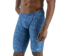 TYR Durafast Elite Athletic Jammer Maillot de Bain, Bleu/Vert, 4 Homme