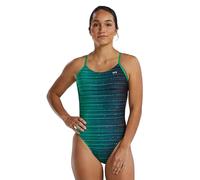 Maillot de bain tyr durafast elite speedwarp cutoutfit vert femme