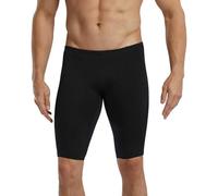 TYR Durafast Elite Solid Jammer Swimsuit Maillots de Bain pour Hommes, Noir/Logo, 44
