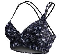 TYR Edessa Brooke Bralette Top Maillot DE Bain Femme Noir/Gris FR: S (Taille Fabricant: S)