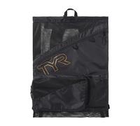 TYR Elite Team Sac à Dos en Maille, Noir/doré, Taille Unique