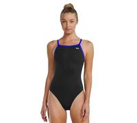 TYR Femme Hexa Swimsuit Maillot De Bain Diamondfit, Black/Blue, 34 EU