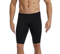 TYR Homme Durafast Elite Solid Jammer Swimsuit Maillot De Bain, Noir/Logo, 32 EU