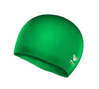TYR Junior Cap NO Wrinkle Bonnet de Bain Silicone Enfant Jeunesse Unisexe, Apple Green, TU