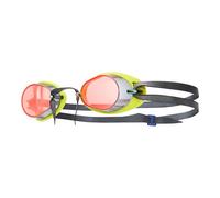 Tyr Rockets 2.0 Miroir Lunettes de Natation Mixte Adulte, Rouge/Jaune Fluo/Noir