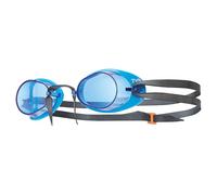 Lunettes de natation TYR Socket Rocket 2.0 noir avec verres transparents bleu