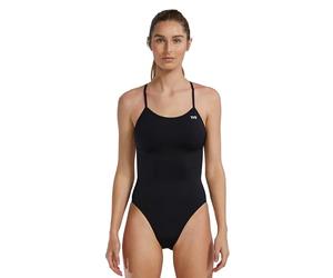 TYR Maillot de Bain uni Cutoutfit, Mixte, TFDUS7A136, Noir, 36