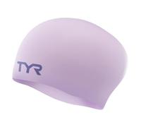 TYR Mixte Unisex Long Hair Silicone Bonnet De Bain, Lavender, Taille Unique EU