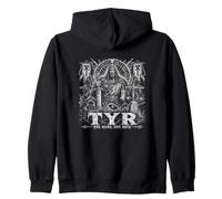 Tyr One Hand One Serment Norse Viking Warrior Rune Sweat à Capuche