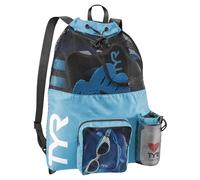 Tyr Big Mesh Mummy Sac de Sport Mixte Adulte, Bleu, 20 L