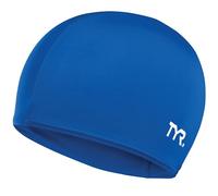 TYR Solid Bonnet de Bain Lycra Mixte, Royal, Taille Unique