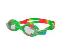 TYR Swimples Miroir Lunettes de Natation Mixte Enfant, Vert/Orange, Taille unique