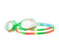 TYR Swimples Miroir Lunettes de Natation Mixte Enfant, Vert/Orange, Taille unique