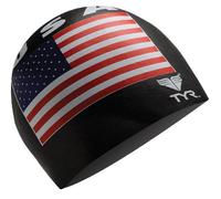 TYR USA Latex Casquette, Mixte, LCPU2-001, Noir, Taille Unique