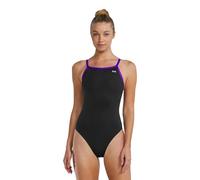 TYR Women’s Hexa Diamondfit Swimsuit, Black/Purpl, 26