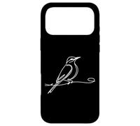 Tyran Gris Line Art Oiseau Ornithologie Coque pour iPhone 17 Pro Max