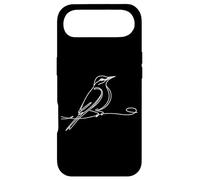Tyran Gris Line Art Oiseau Ornithologie Coque pour iPhone Air