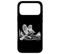 Tyran Huppé Line Art Oiseau Ornithologie Coque pour iPhone 17 Pro Max