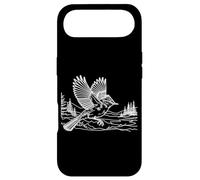 Tyran Huppé Line Art Oiseau Ornithologie Coque pour iPhone Air