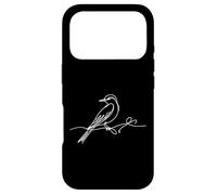 Tyran Tritri Line Art Oiseau Ornithologie Coque pour iPhone 17 Pro