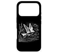 Tyran Tritri Line Art Oiseau Ornithologie Coque pour iPhone 17 Pro