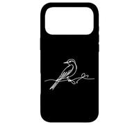 Tyran Tritri Line Art Oiseau Ornithologie Coque pour iPhone 17 Pro Max