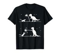Tyrannosaure avec Dinosaure Chat prehestoric a T Rex drôle T-Shirt