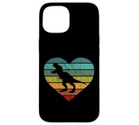 Tyrannosaure Cœur Dino Enfant Saurier Dinosaure T-Rex Coque pour iPhone 15