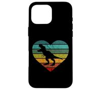 Tyrannosaure Cœur Dino Enfant Saurier Dinosaure T-Rex Coque pour iPhone 16 Pro Max