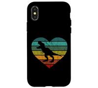 Tyrannosaure Cœur Dino Enfant Saurier Dinosaure T-Rex Coque pour iPhone X/XS