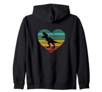 Tyrannosaure Cœur Dino Enfant Saurier Dinosaure T-Rex Sweat à Capuche