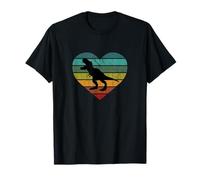 Tyrannosaure Cœur Dino Enfant Saurier Dinosaure T-Rex T-Shirt