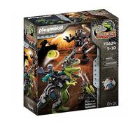 Playmobil 70624 Tyrannosaure et Robot géant- Dino Rise- Dino Rise- Dinosaure tyrannosaure