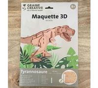 Tyrannosaure Maquette 3D en bois Multicolore G